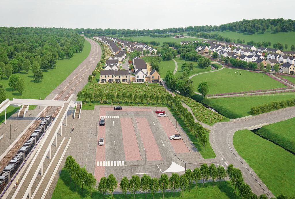 Redburn Meadows street pathway